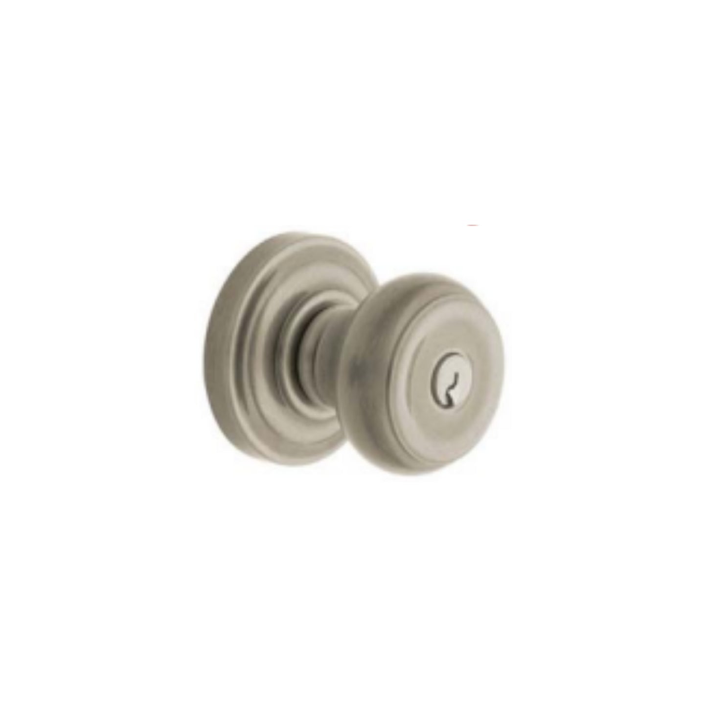 5210 Colonial Keyed Knob Pre-Configured w R030 Rose
