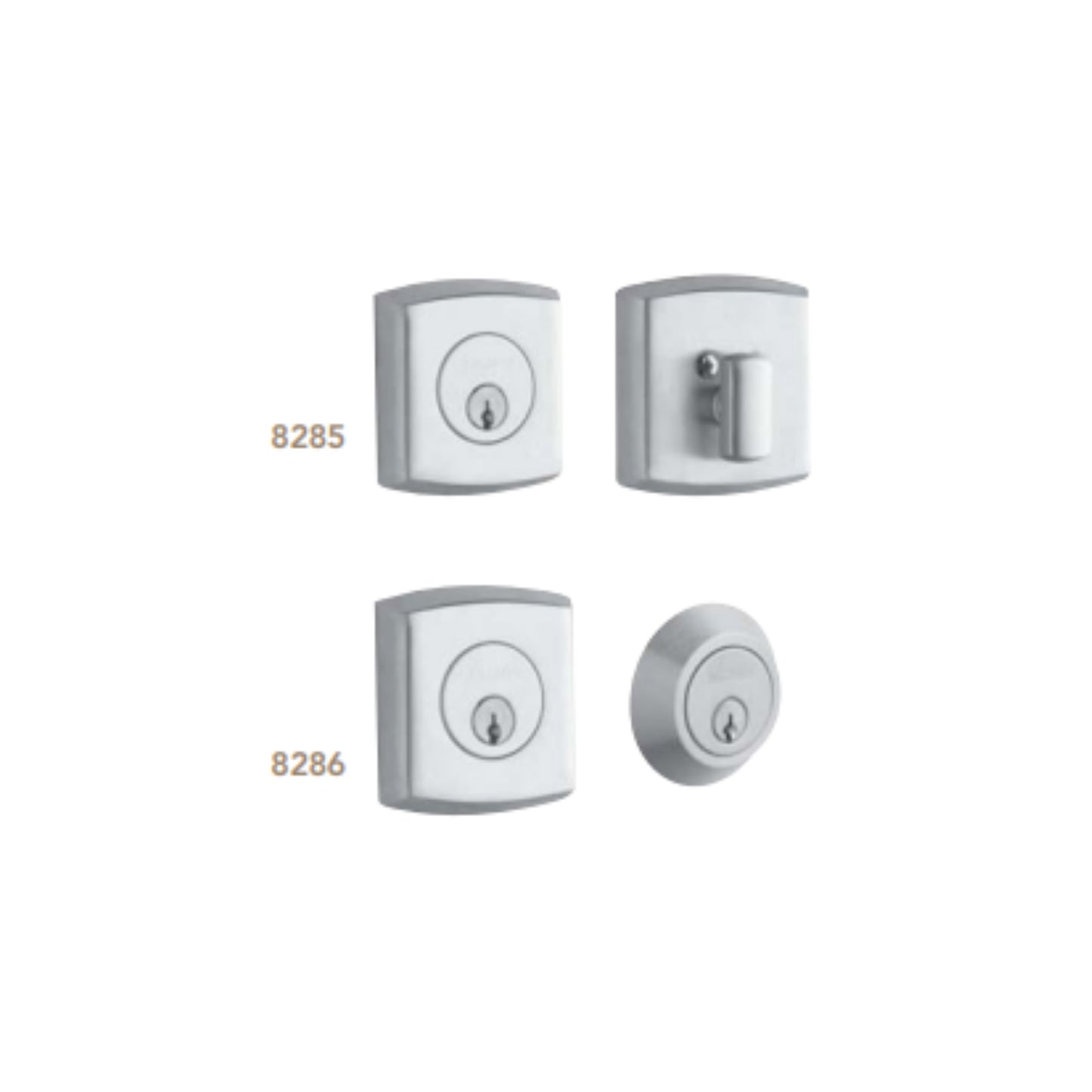 8285, 8286 Soho Deadbolt – 2 1/8 Door Prep