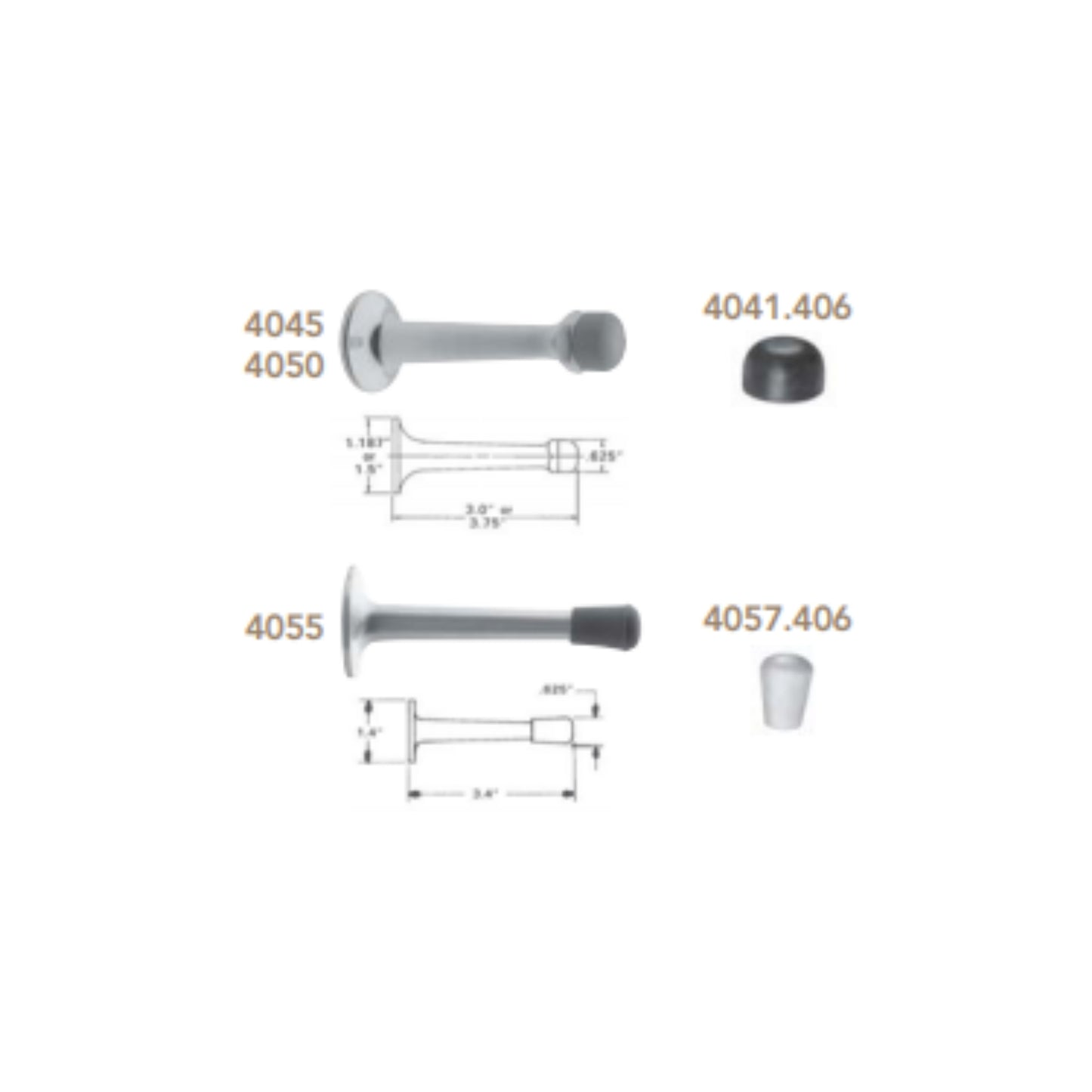 Base Mounted Door Bumpers