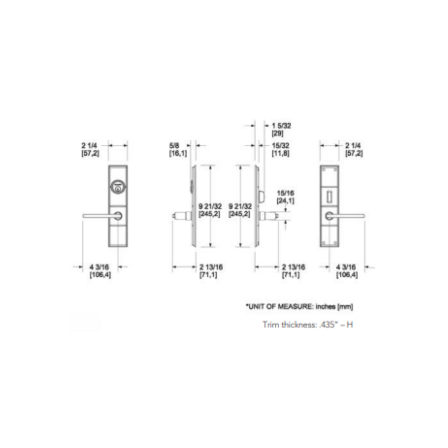 Entrance Trim Mortise Houston