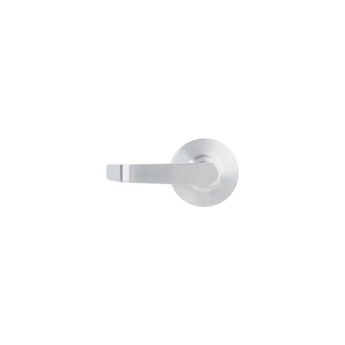 Exit Device Lever Trim, Passage, Satin Chrome