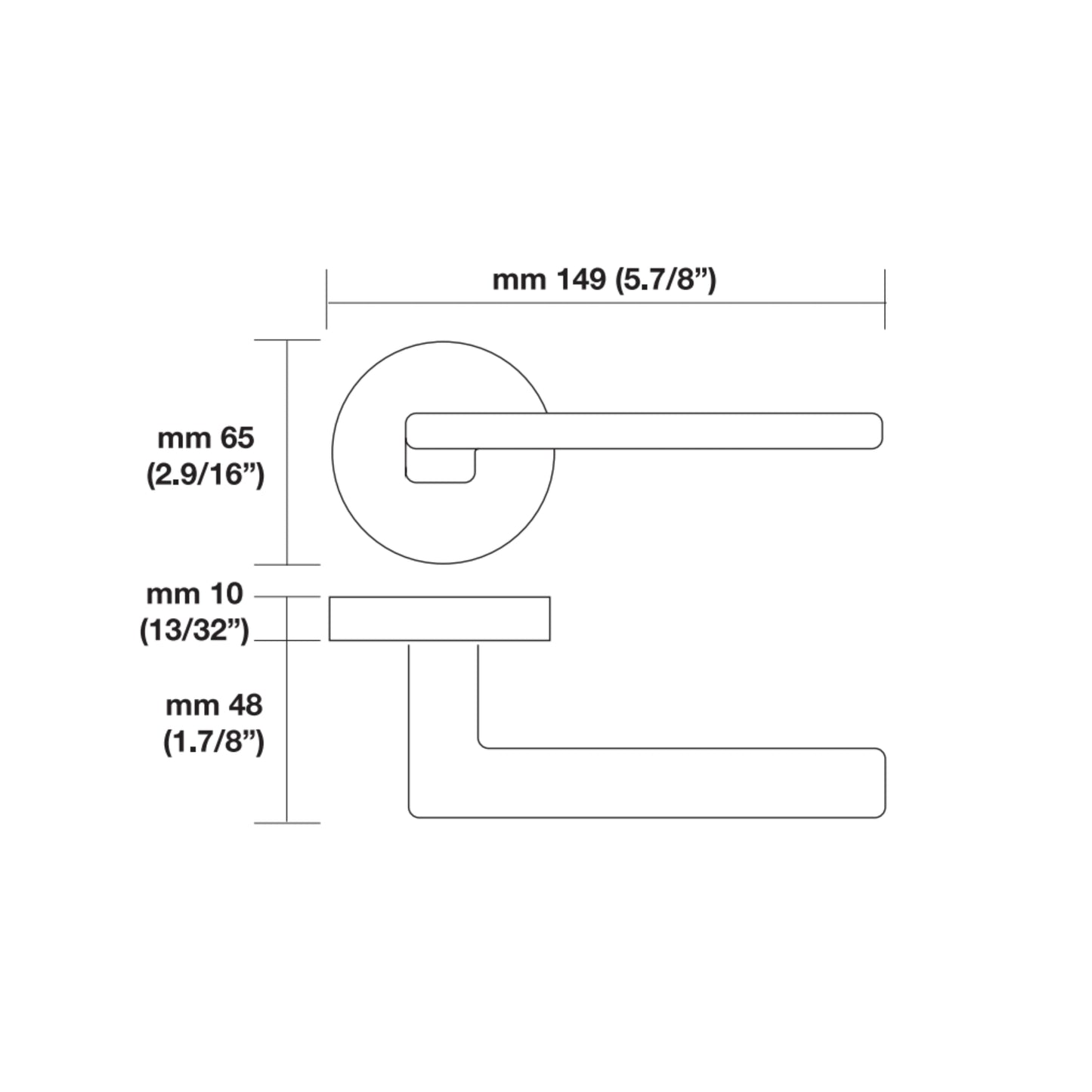 Mortise Lock - Key/Butterfly