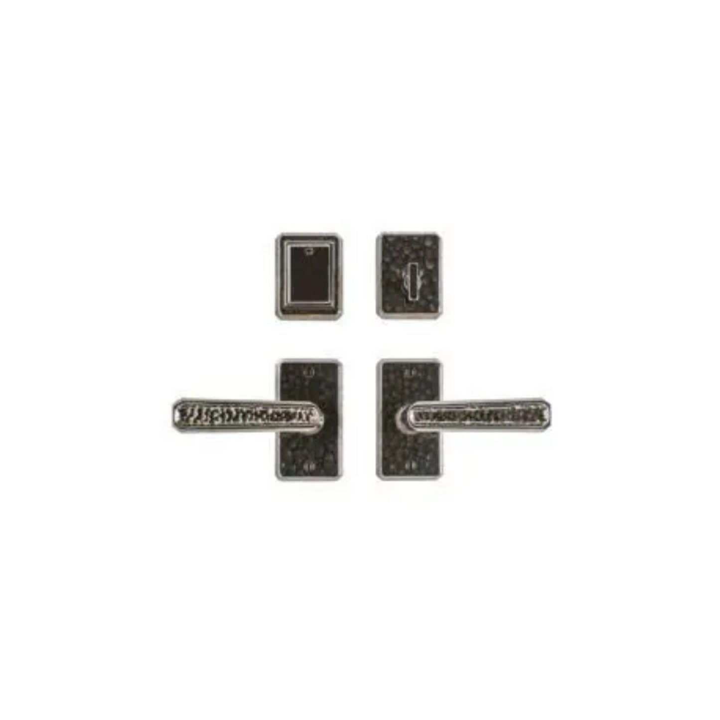 Hammered Entry Set - 2 1/2" x 4 1/2"