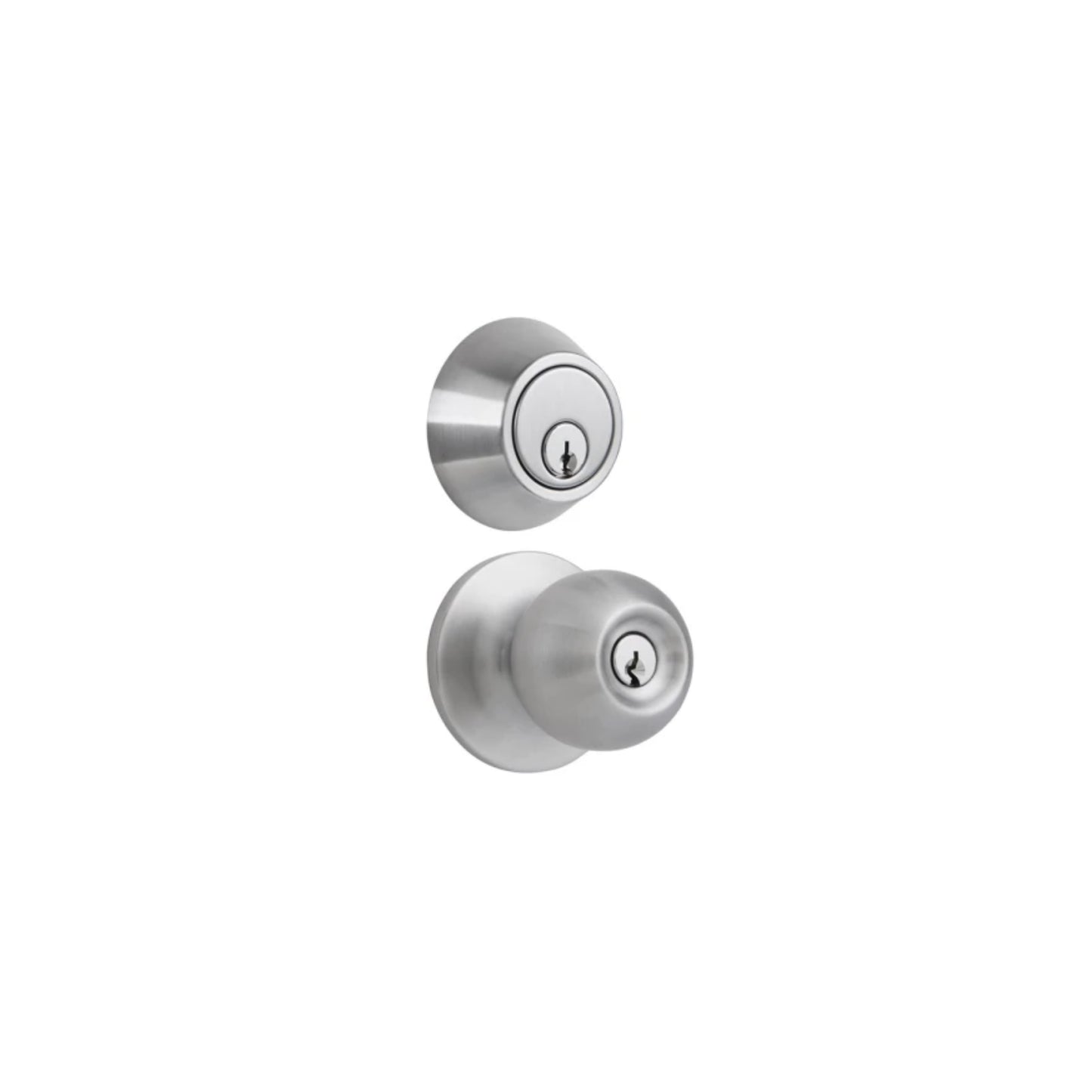 Keyed Entry Knob with Deadbolt