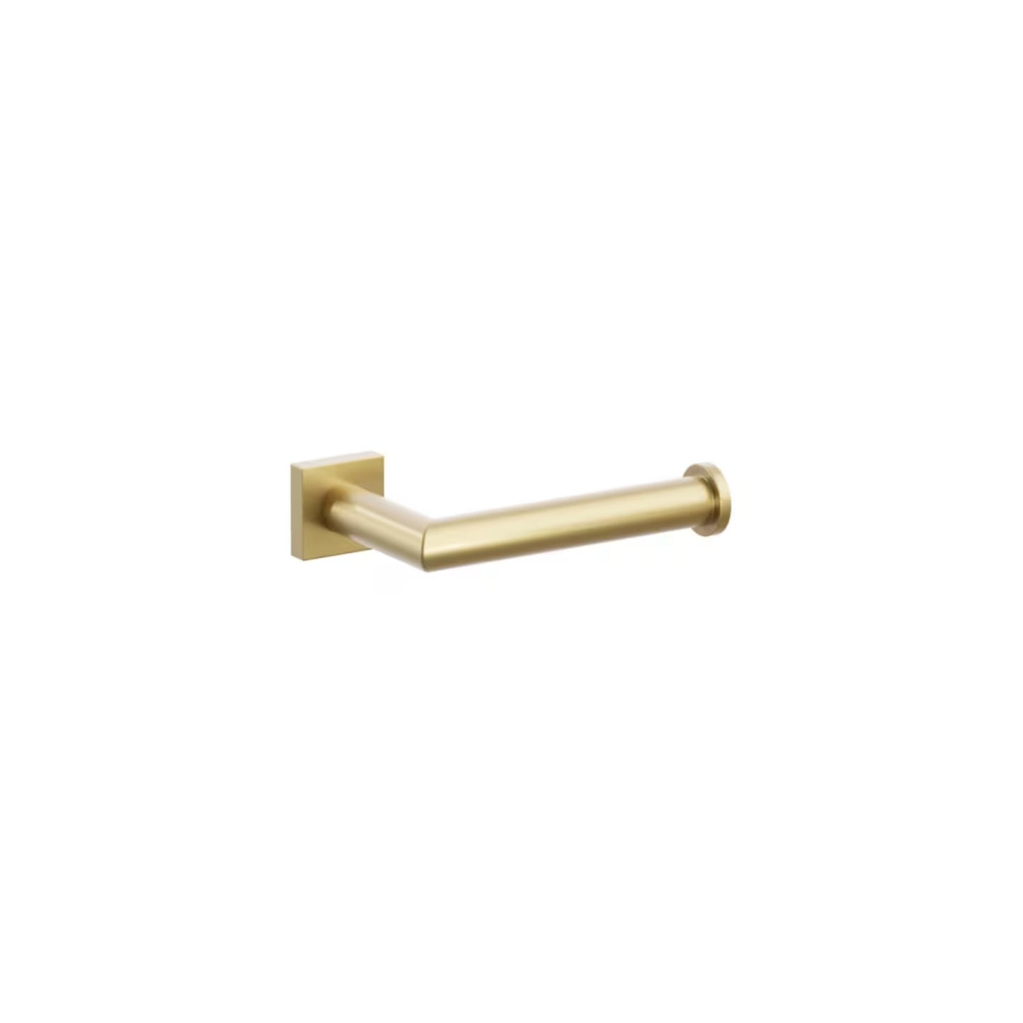 Modern Tubular Brass Single Post Paper Holder