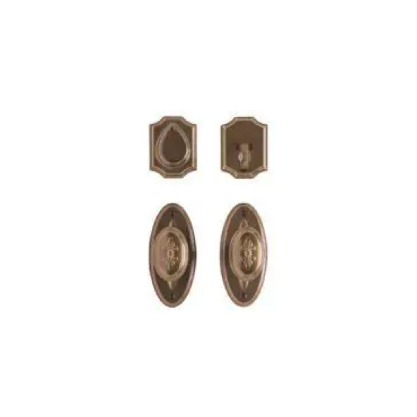 Oval Bordeaux Entry Set - 2 1/2" x 5 1/2"