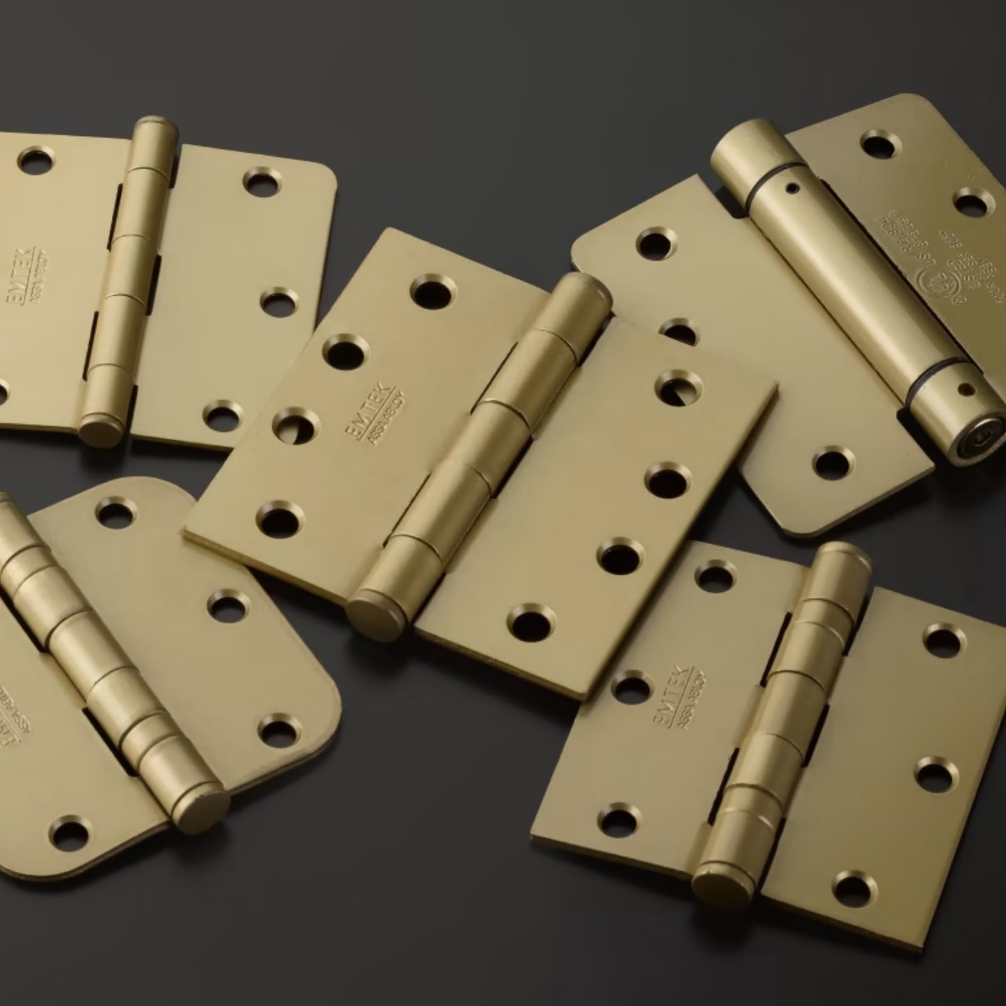 Plated Steel, UL Listed Spring Hinge