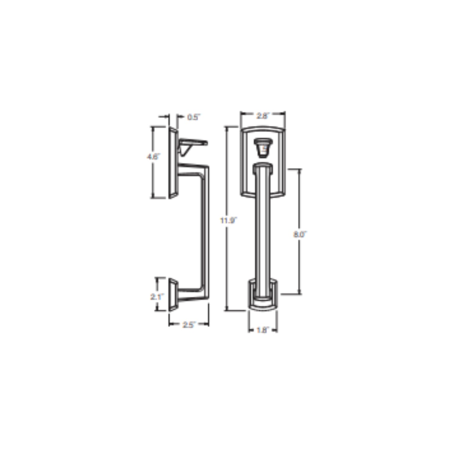 Soho Sectional Handleset Kit