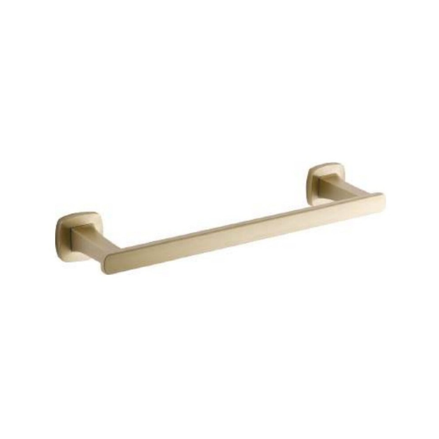 Transitional Flared Brass Towel Bar