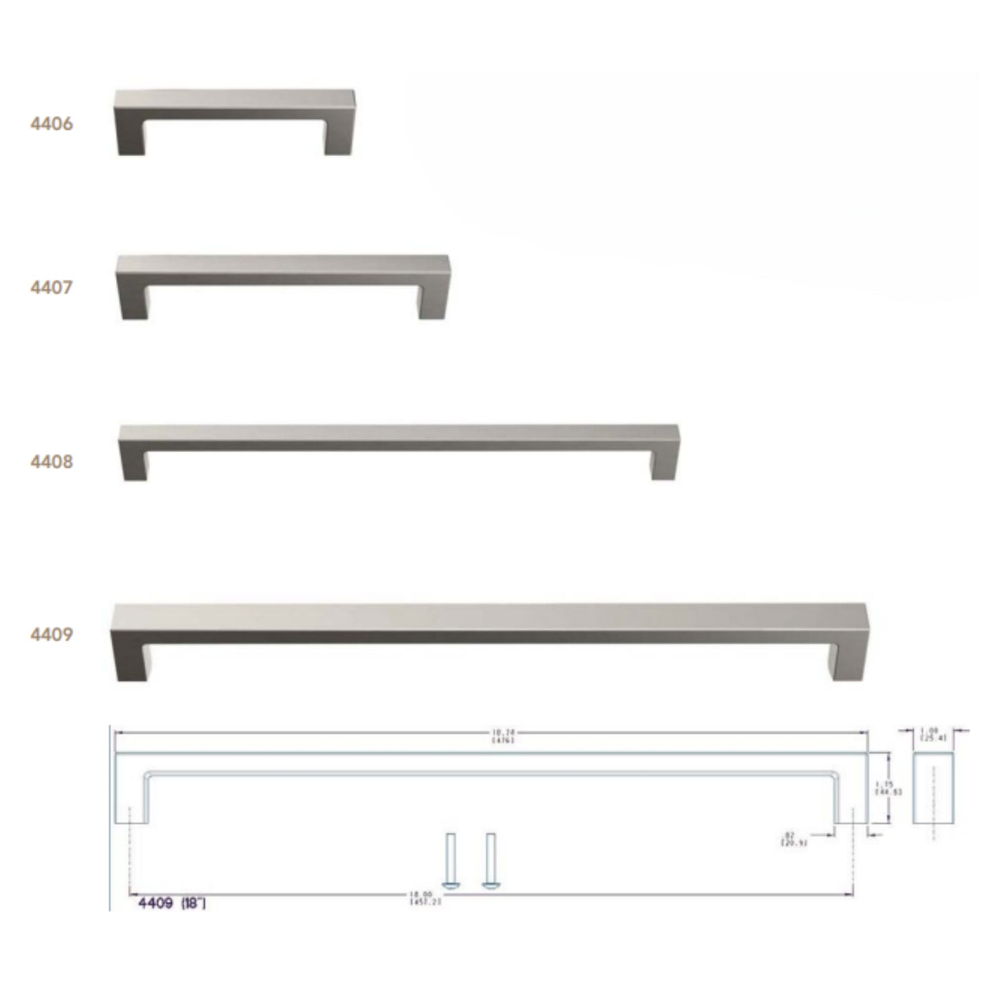 4406, 4407, 4408, 4409 Contemporary Pull