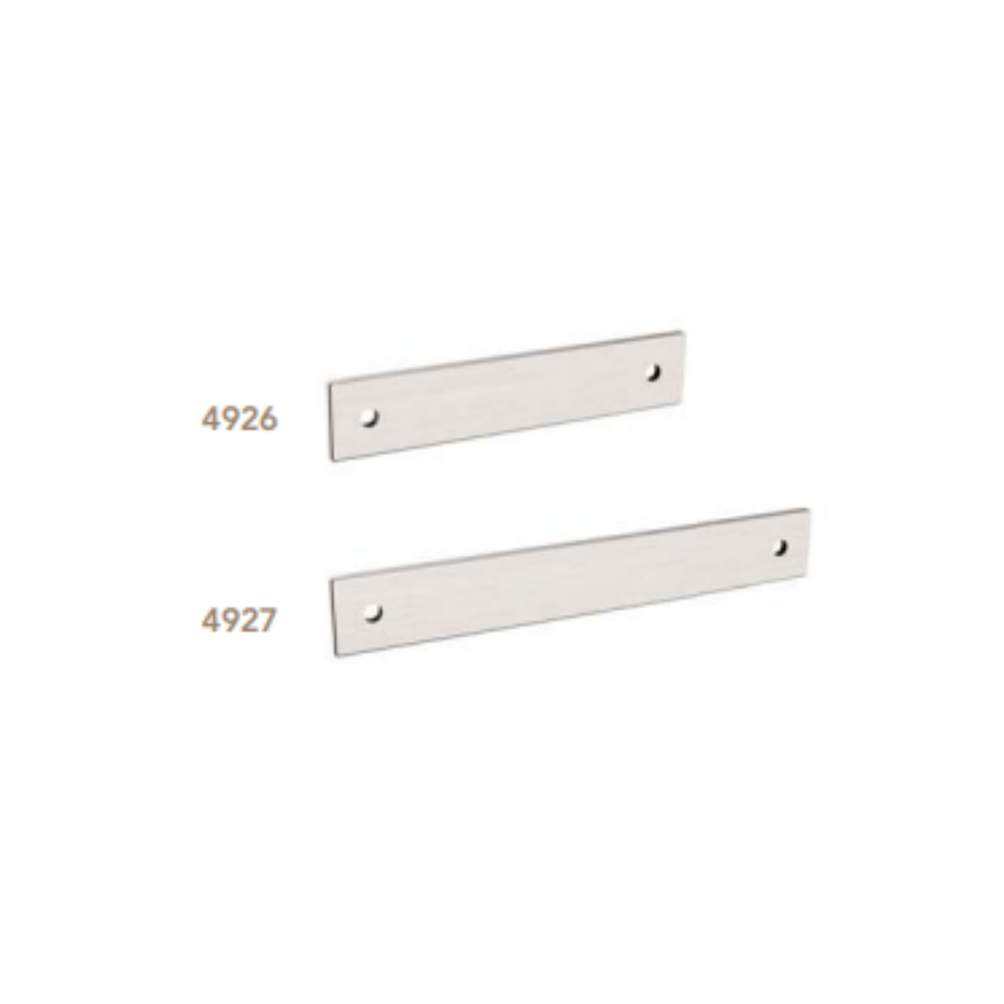 4926, 4927 Contemporary Back Plate