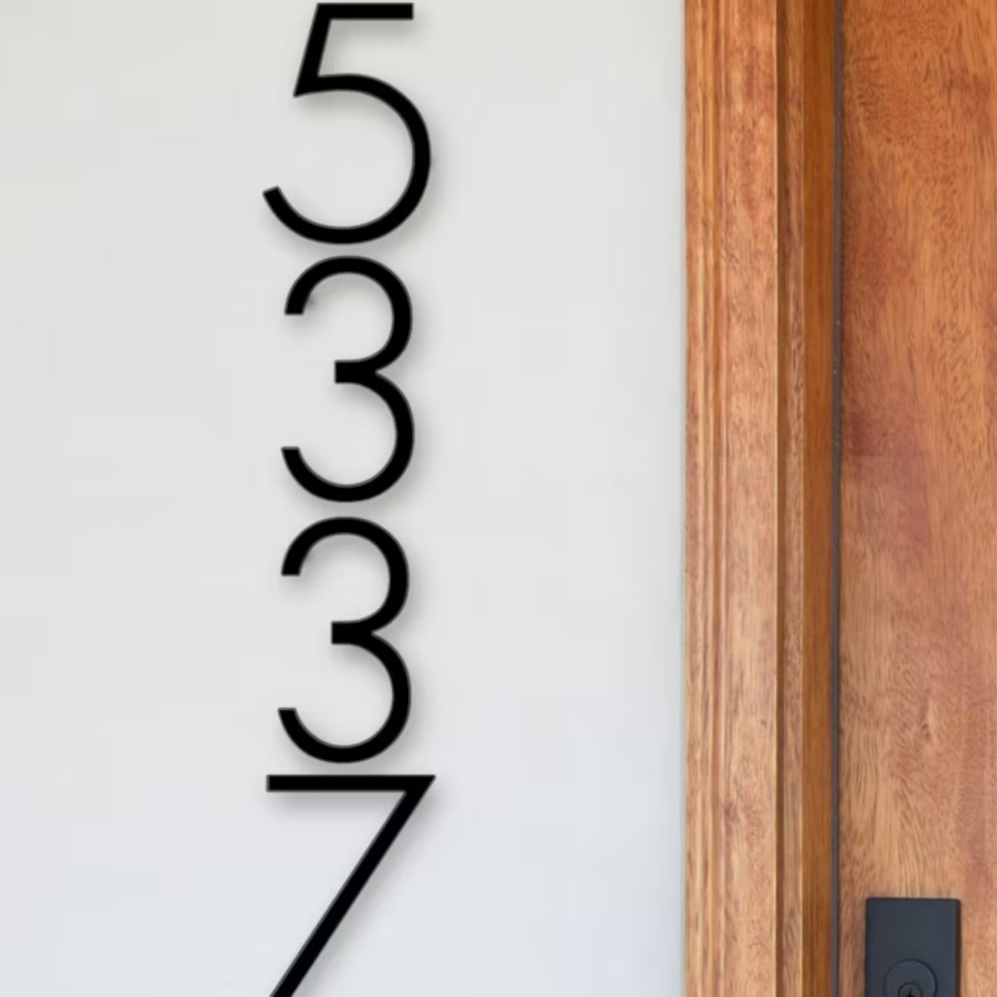 7" Modern House Numbers