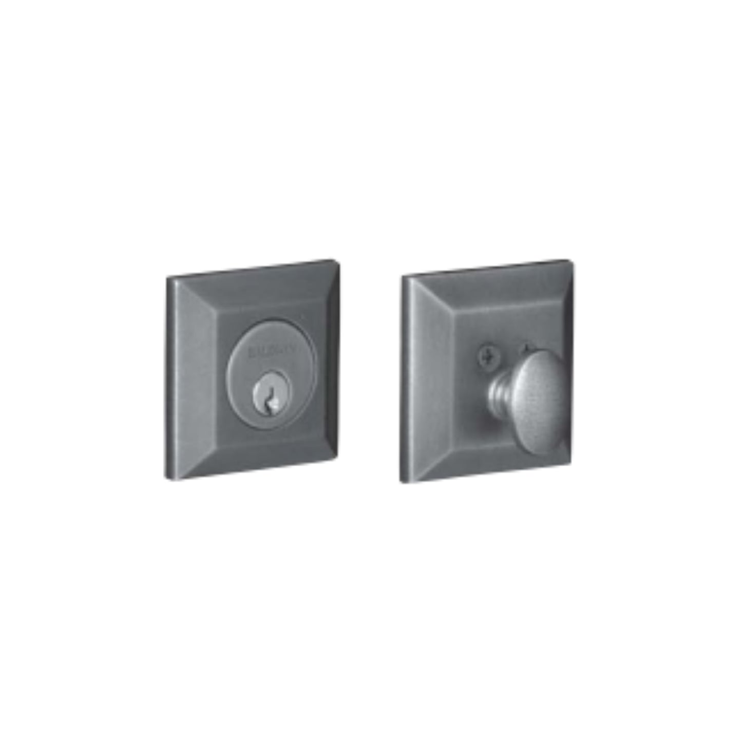 8254, 8255 Squared Deadbolt – 2 1/8 Door Prep