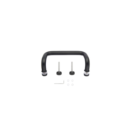 90-Degree Offset Door Pull Handle, Matte Black