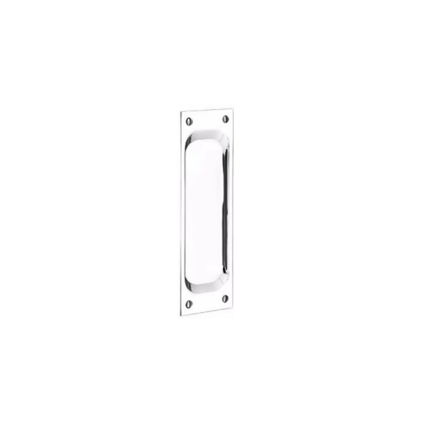 Classic Rectangular Flush Pull with Surface Screws