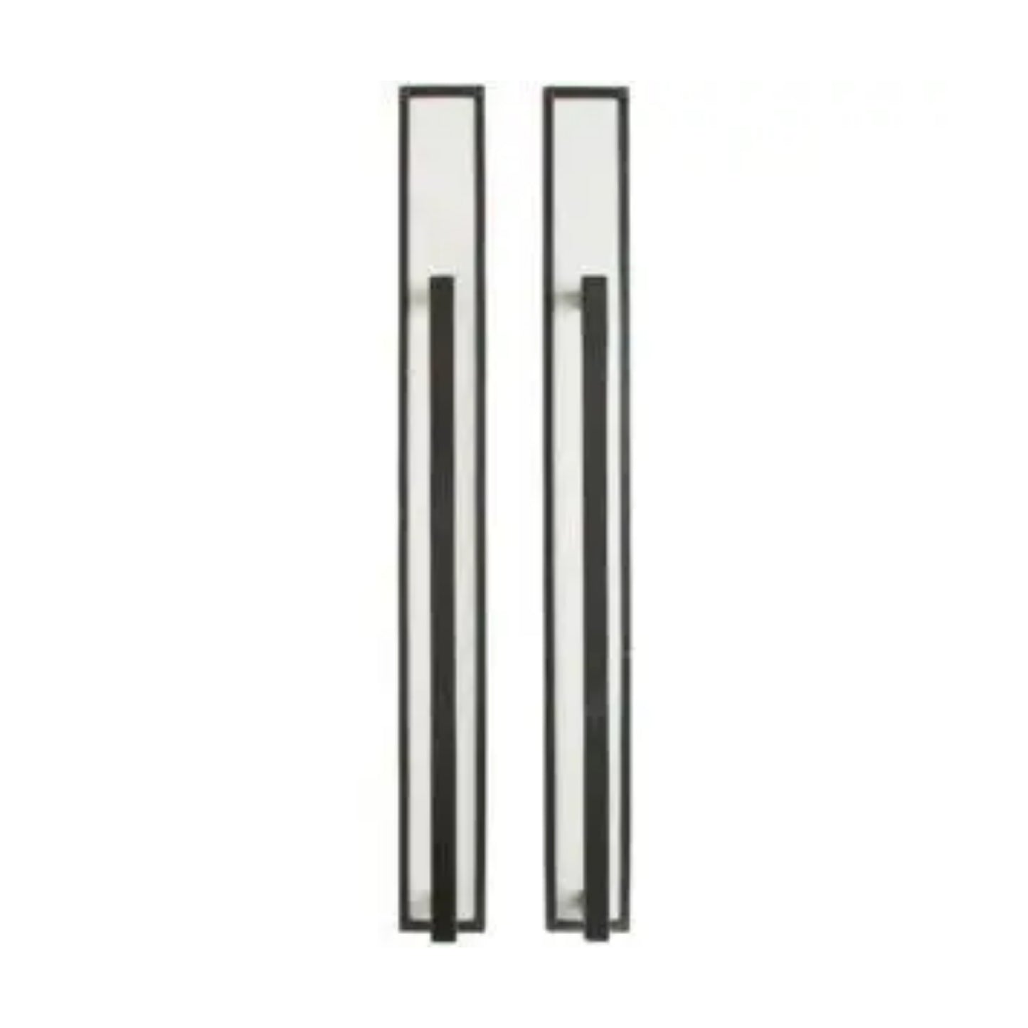 Designer Leather Push Pull Set - 3 9/16" x 34 1/8"