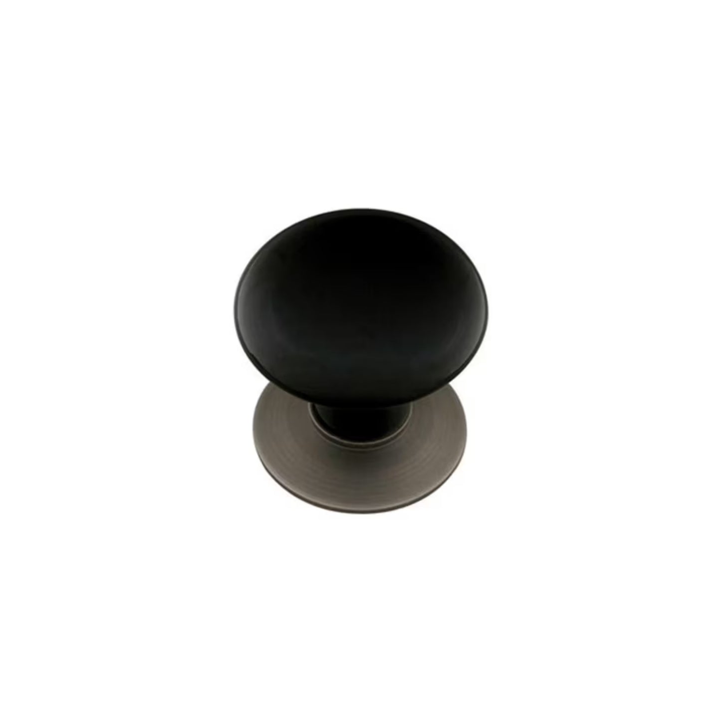 Ebony Porcelain Cabinet Knob