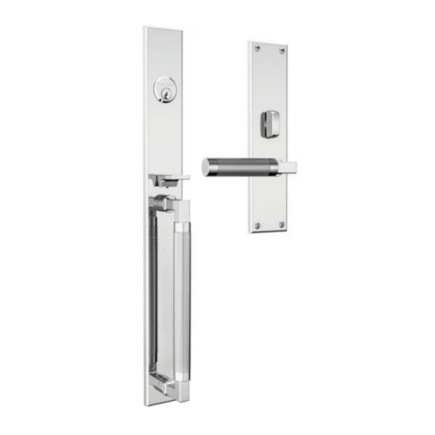 Entrance Trim Mortise Gramercy Knurled 20''