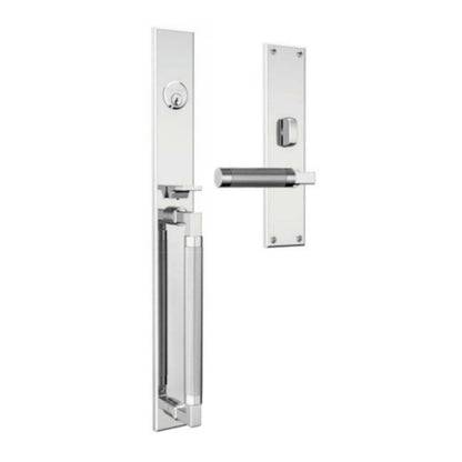 Entrance Trim Mortise Gramercy Knurled 20''