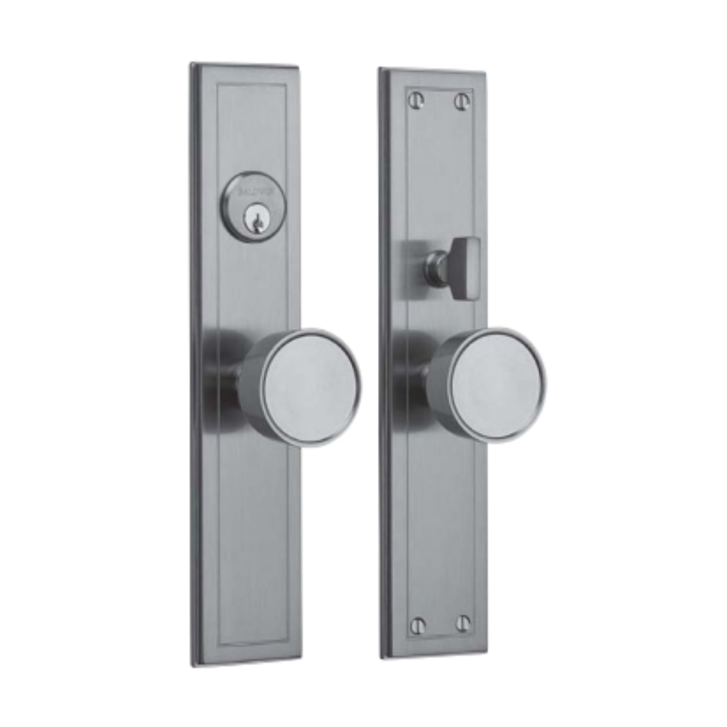 Entrance Trim Mortise Hollywood Hills Knob x Knob Trim