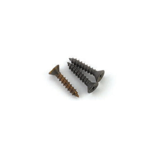 Flat Head Wood Screw - Steel #10 x 1”