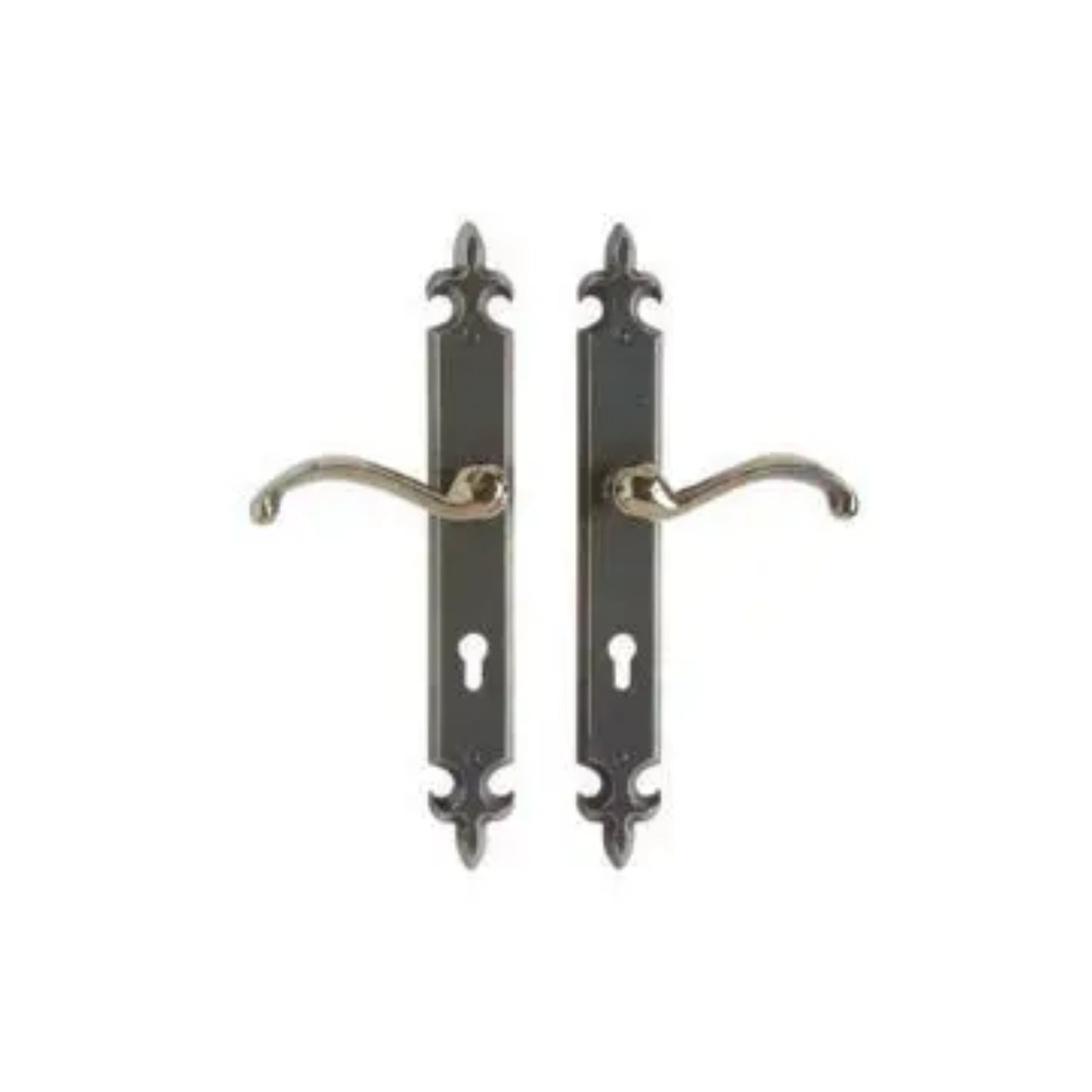 Fleur de Lis Multi-Point Entry Set - 2" x 15"