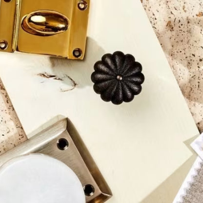 Fluted Tuscany Bronze Cabinet Knob