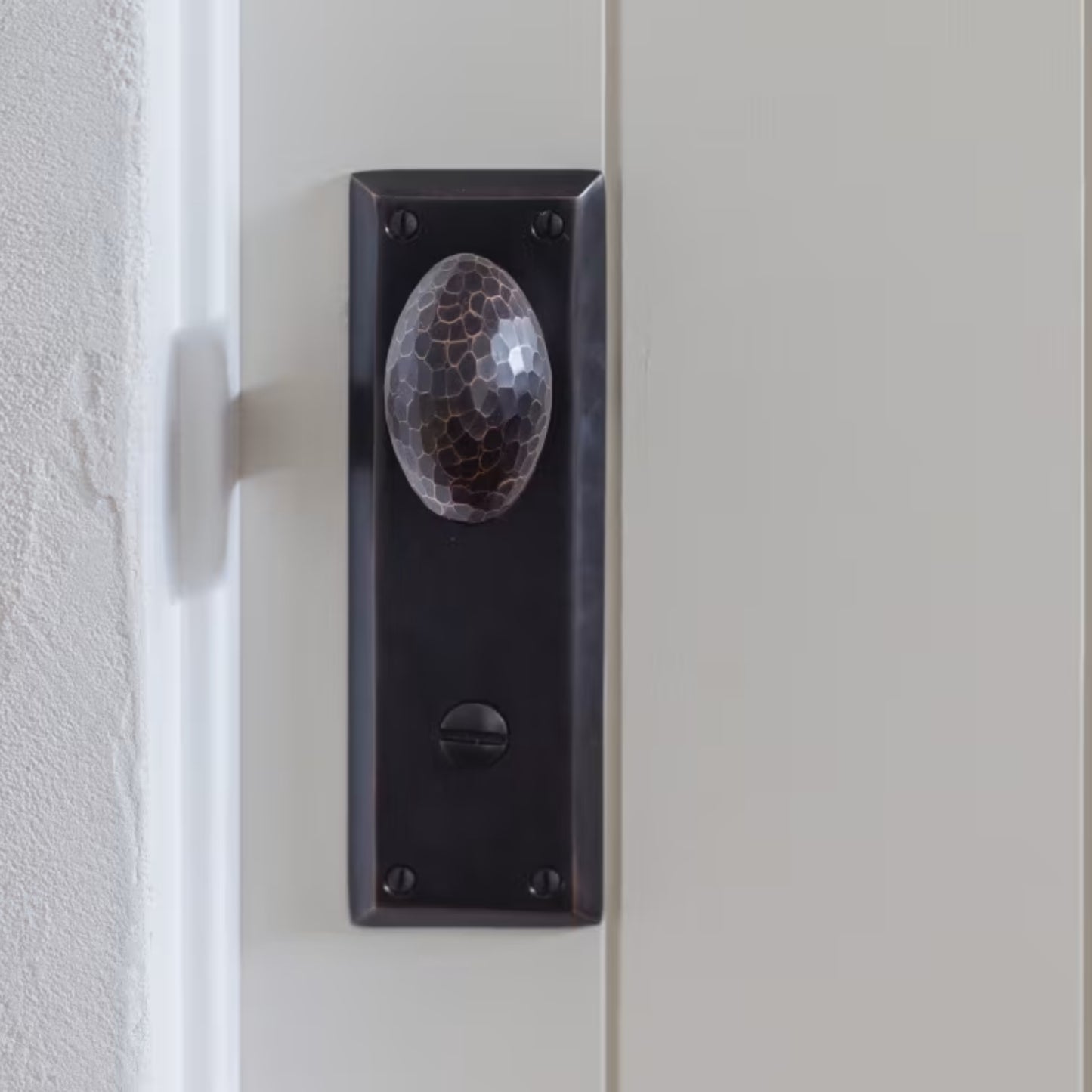 Hammered Egg Knob