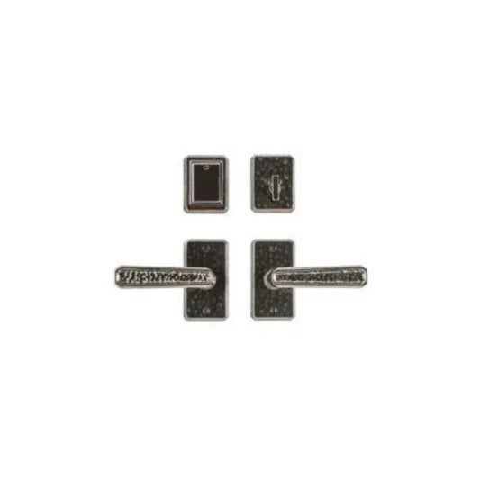 Hammered Entry Set - 2 1/2" x 4 1/2"
