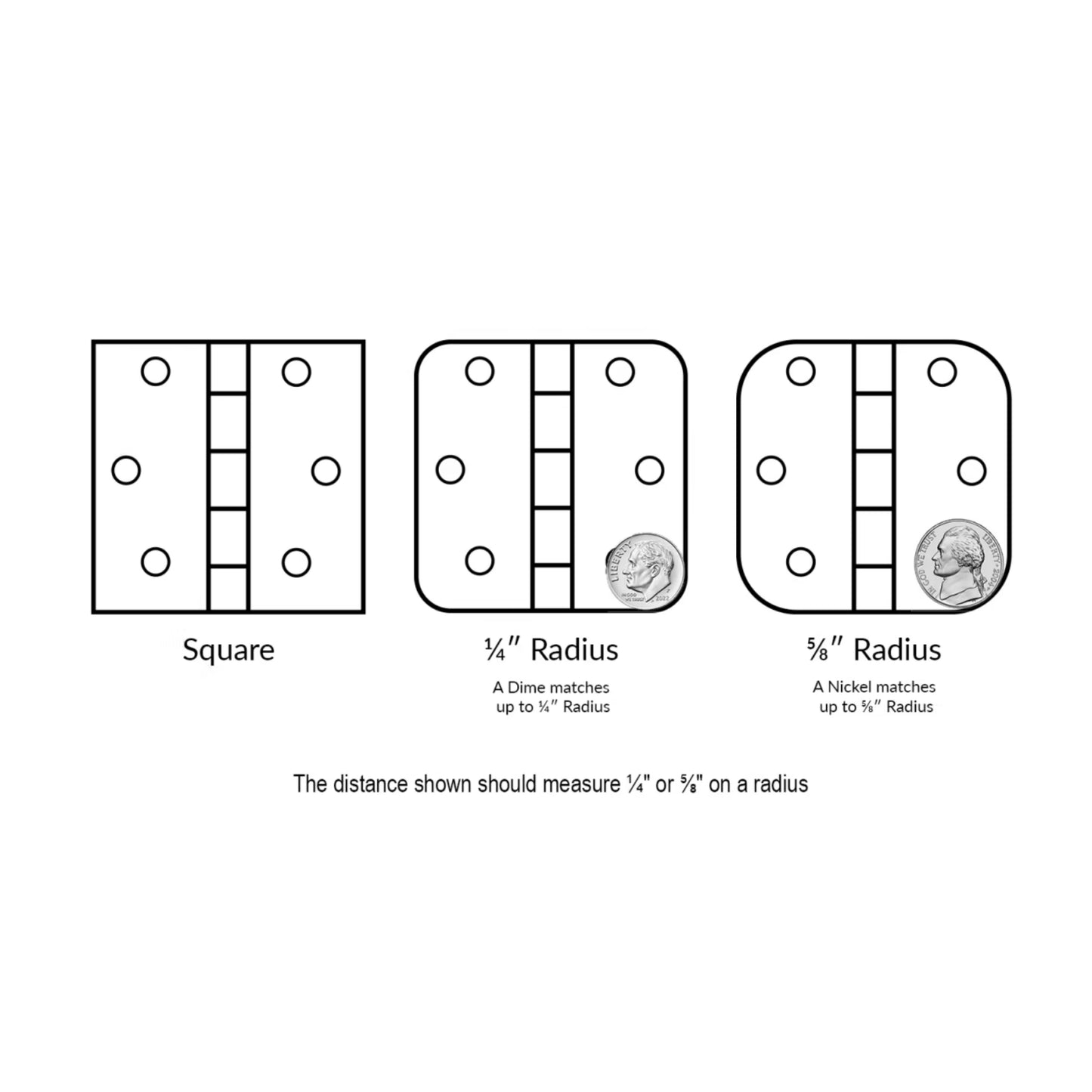 Heavy Duty Solid Brass, Plain Bearing Hinge