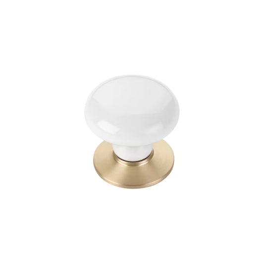 Ice White Porcelain Cabinet Knob
