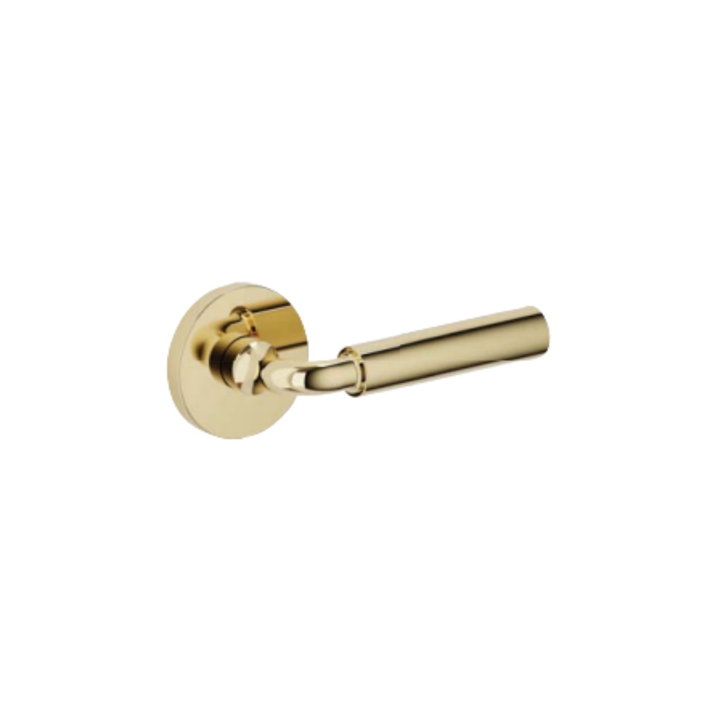 L031 Gramercy Curved Lever Pre-Configured w 5046 Rose