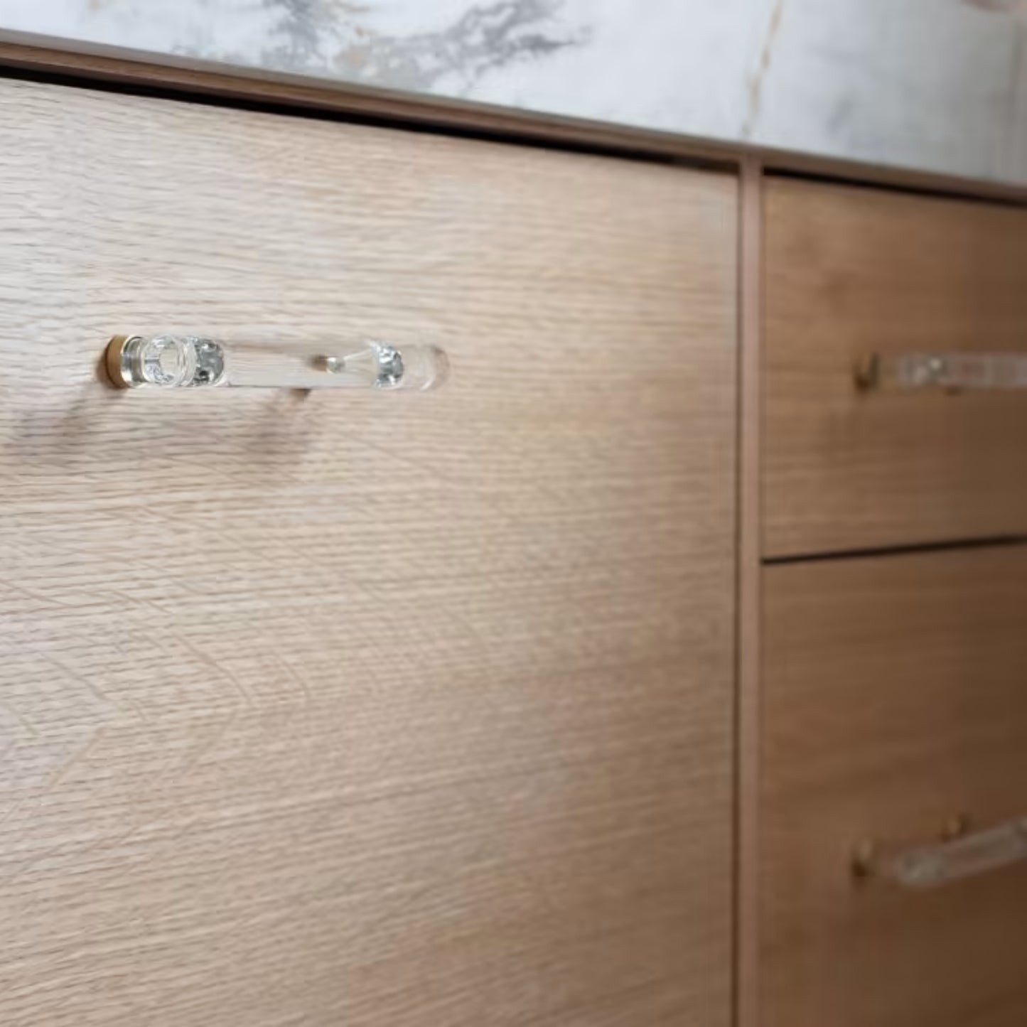 Modern Glass Bar Cabinet Pull