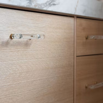 Modern Glass Bar Cabinet Pull