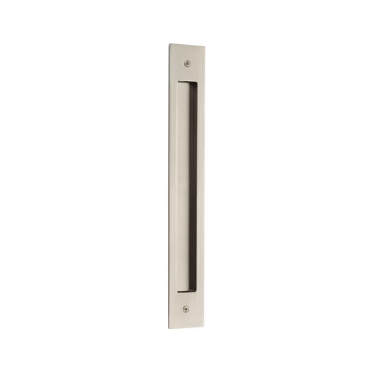 Modern Rectangular Flush Pull 2" x 14" Overall for 12" C-to-C Appliance Pull