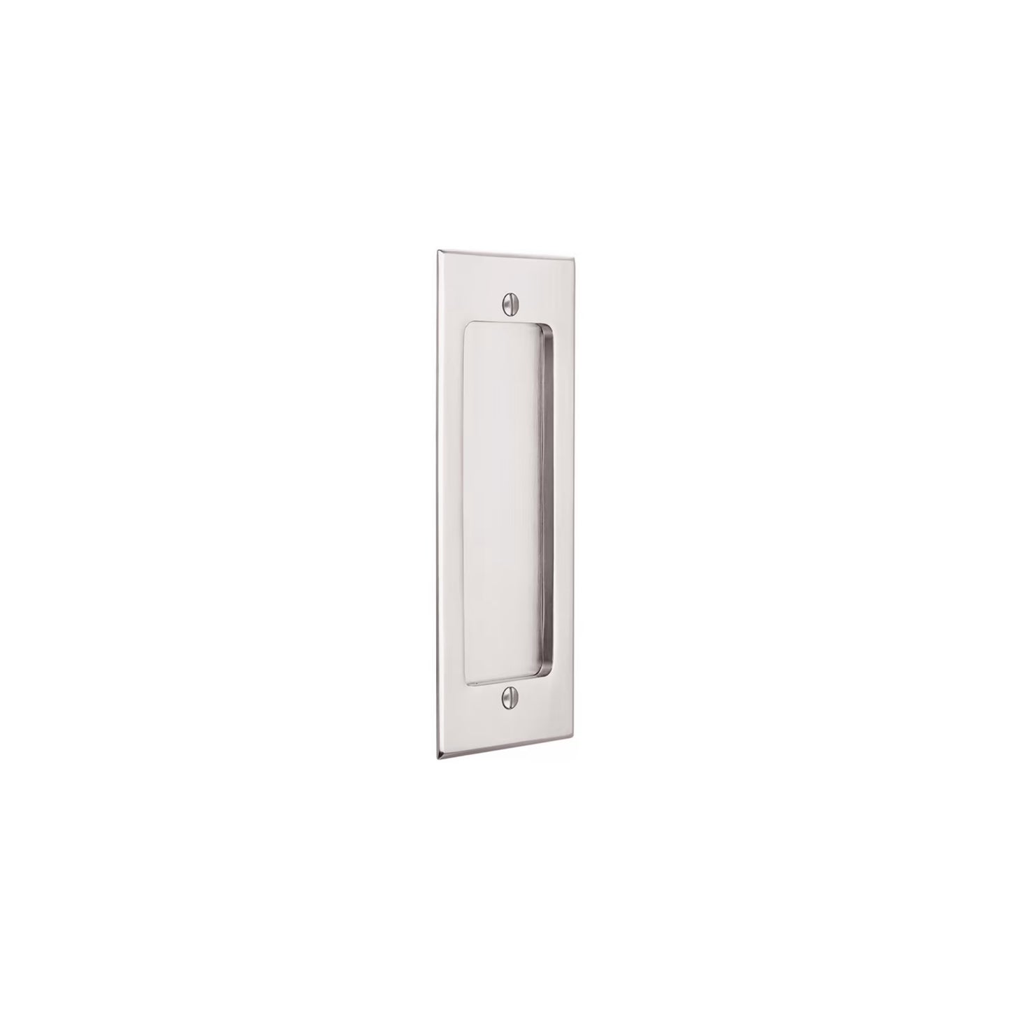 Modern Rectangular Flush Pull with Surface Screws