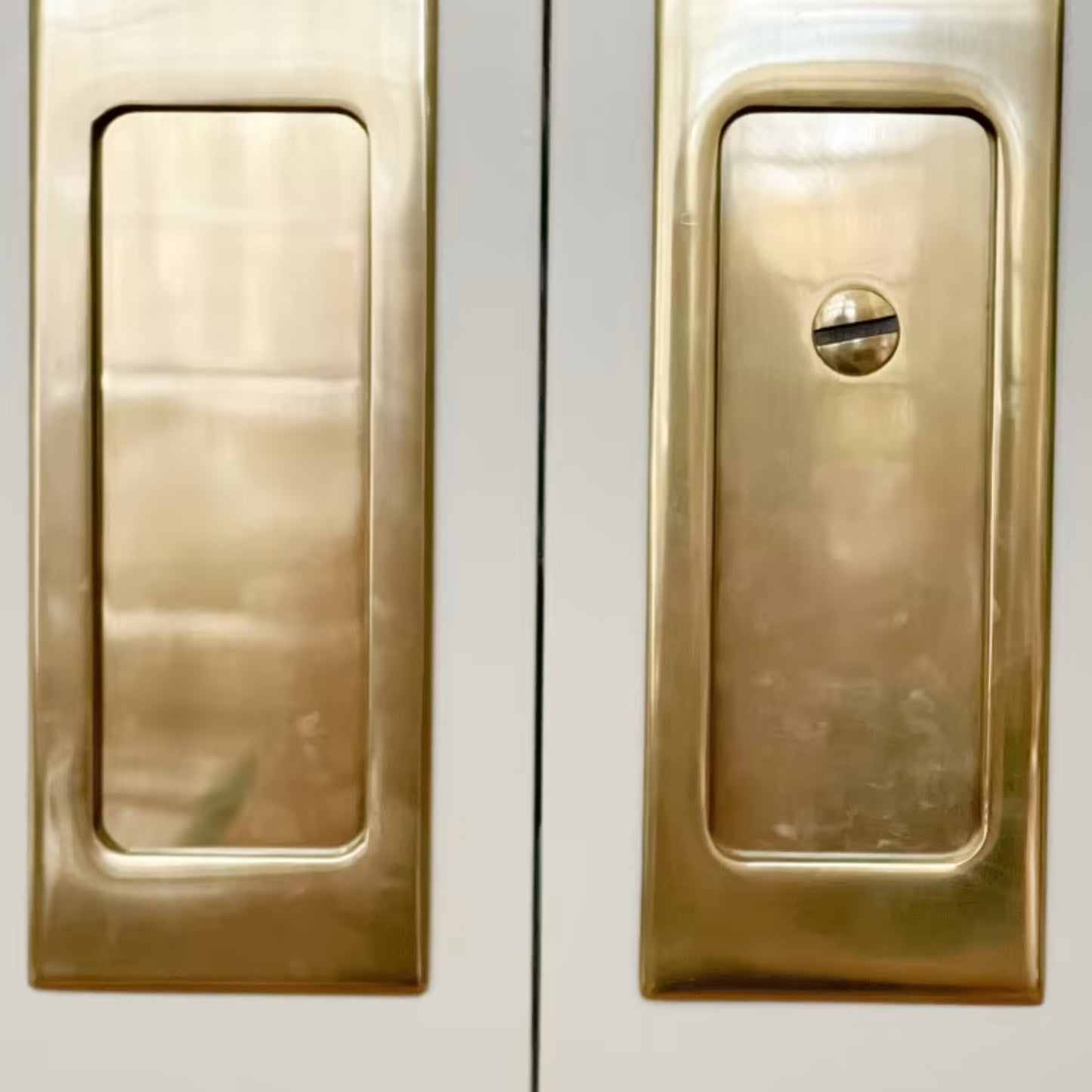 Modern Rectangular Pocket Door Mortise Lock