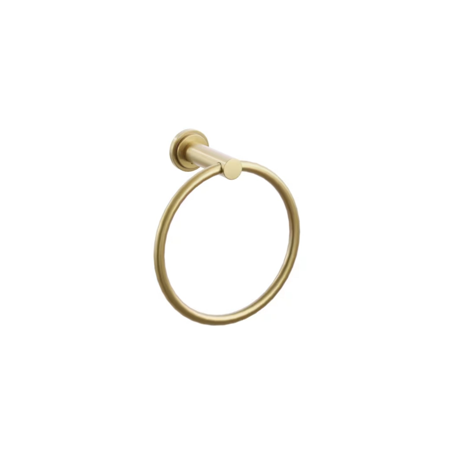 Modern Tubular Brass Towel Ring