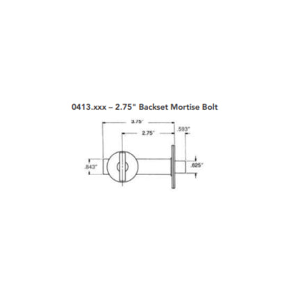 Mortise, Bolt, Tubular Design