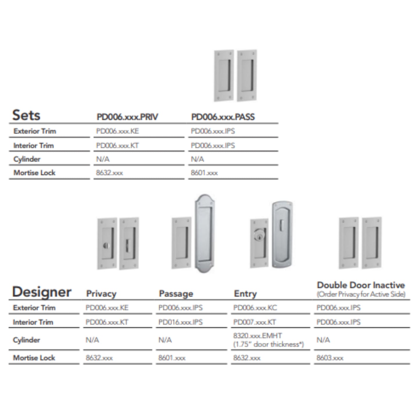 Pocket Doors Santa Monica Small