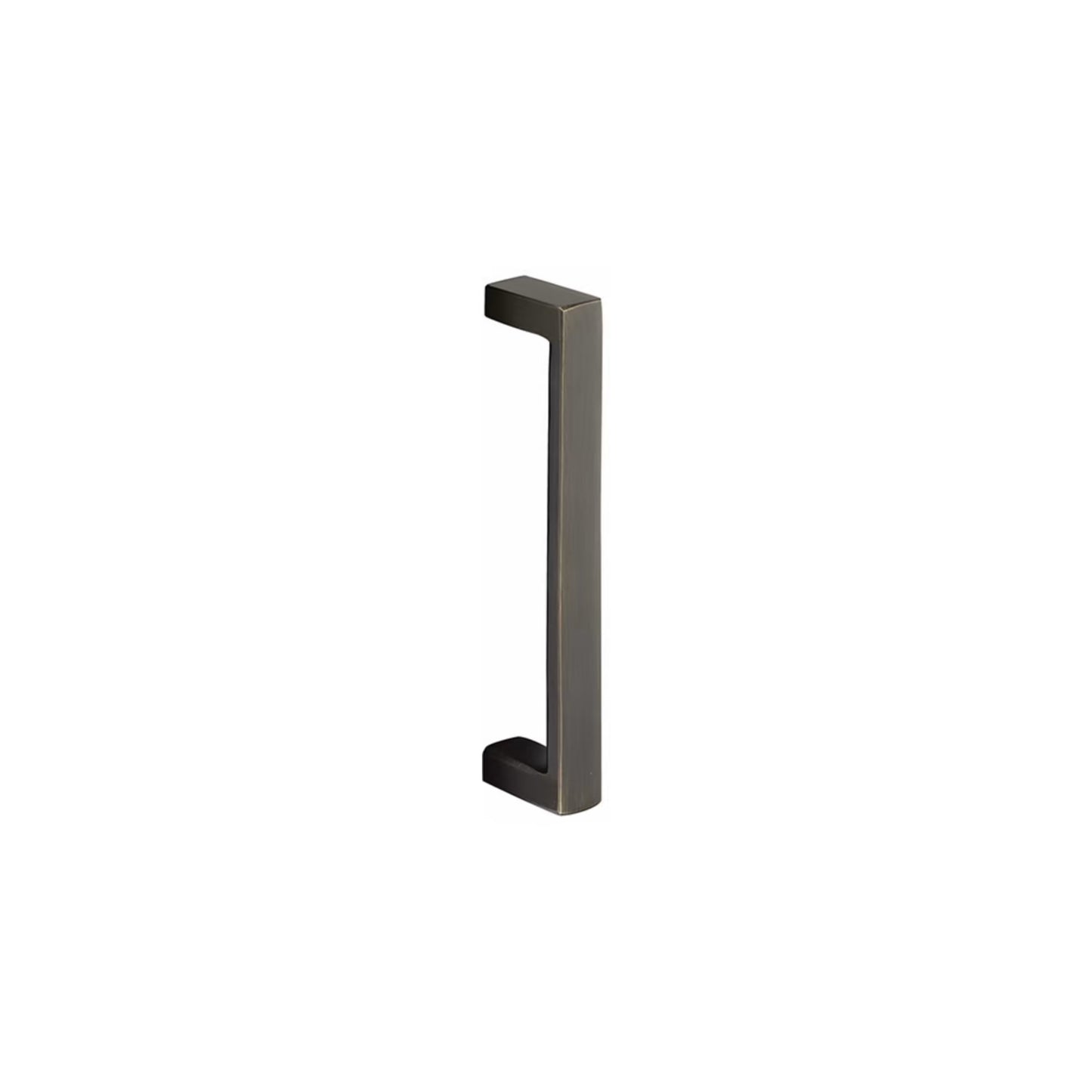 Rustic Modern Rectangular Bronze 8 3/4" Pull