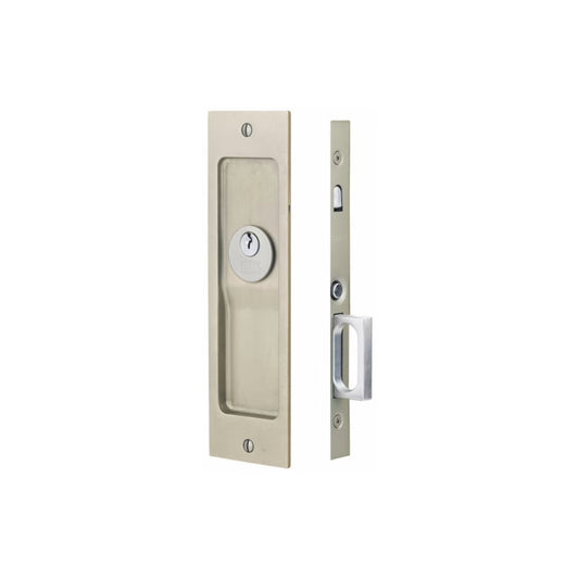 Rustic Modern Rectangular Pocket Door Mortise Lock