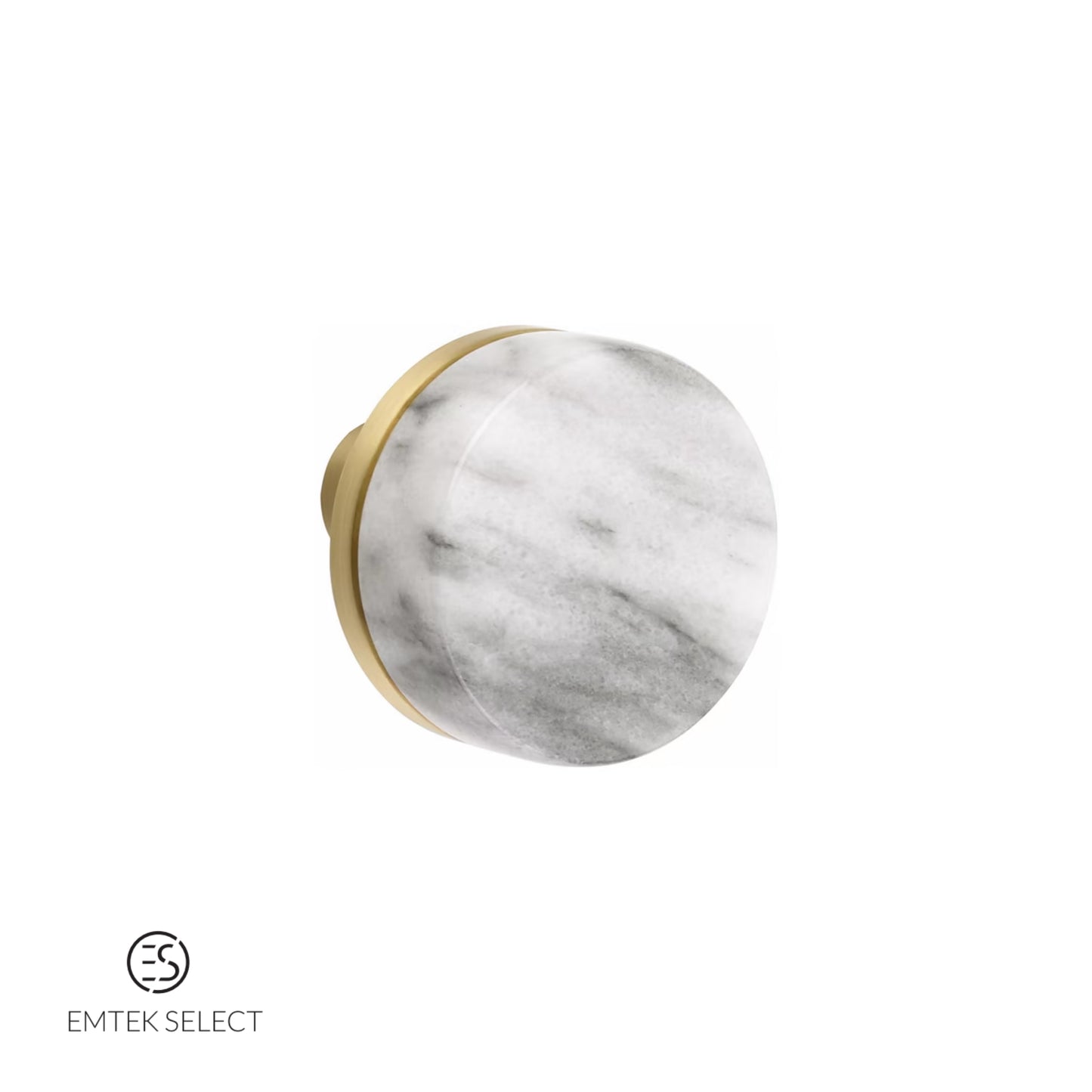 EMTEK Select Conical White Marble Knob