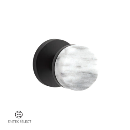 EMTEK Select Conical White Marble Knob