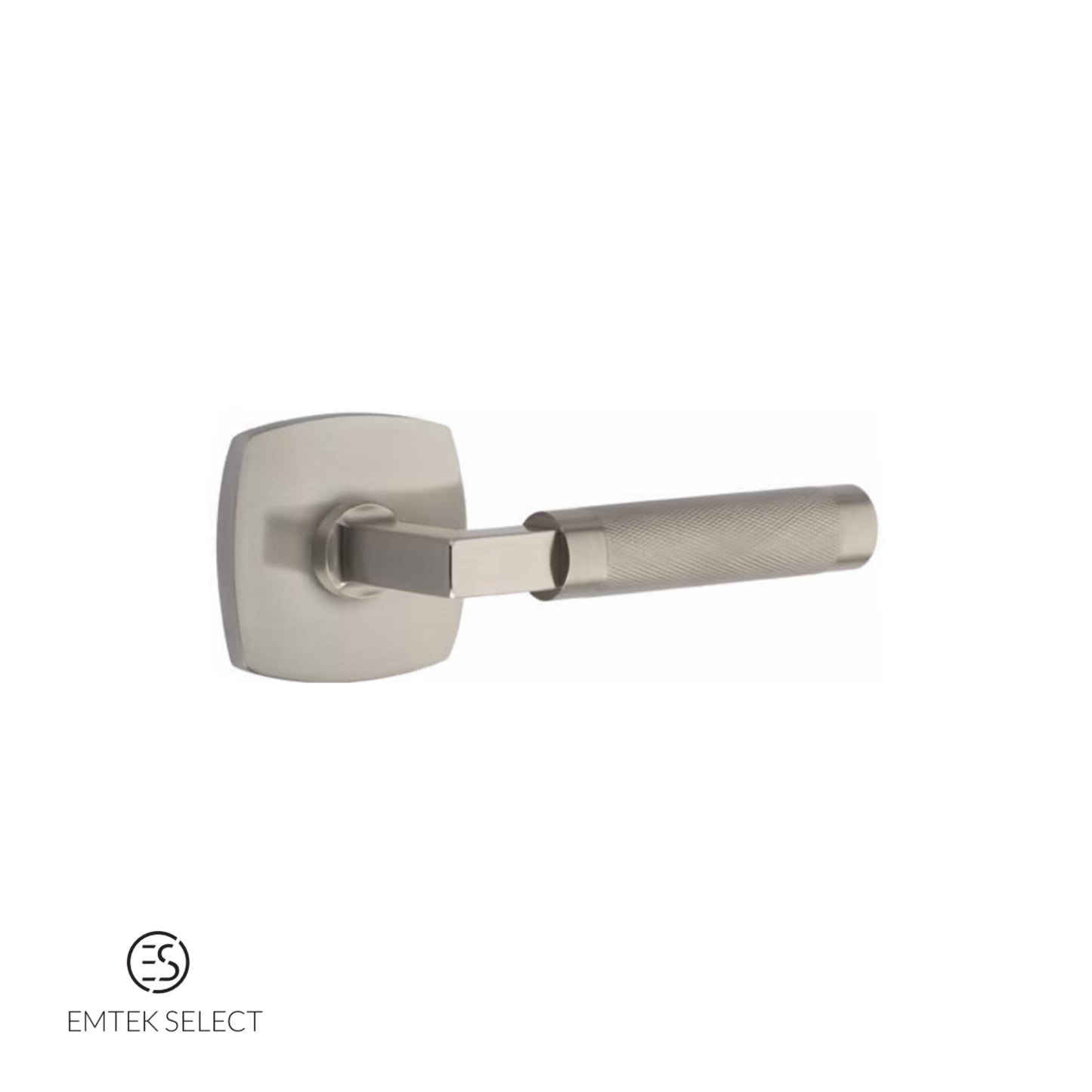 EMTEK Select Limited Release Finish Expansion L-Square Knurled Lever