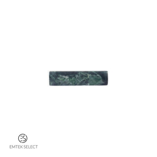 EMTEK Select Limited Release Finish Expansion R-Bar Green Marble Lever