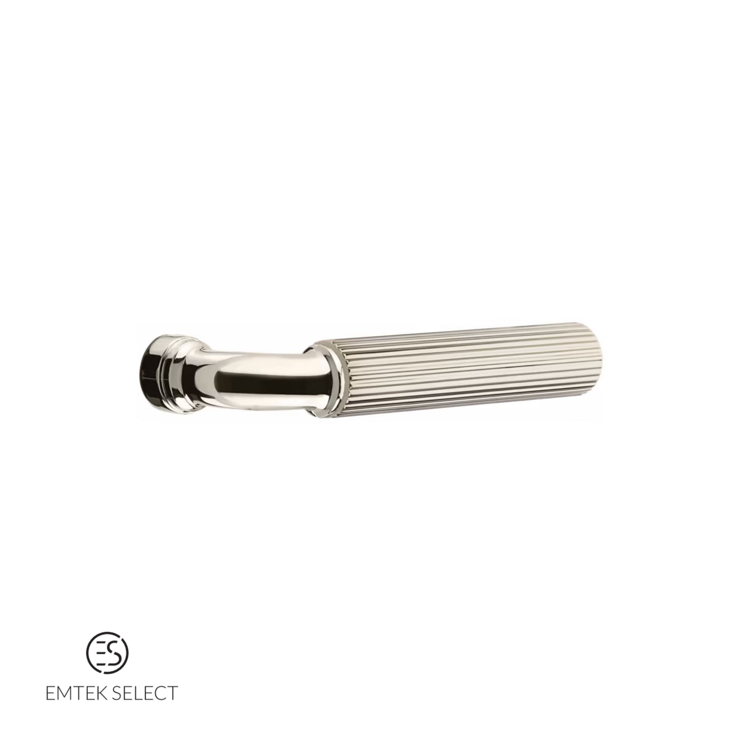 EMTEK Select R-Bar Straight Knurled Lever