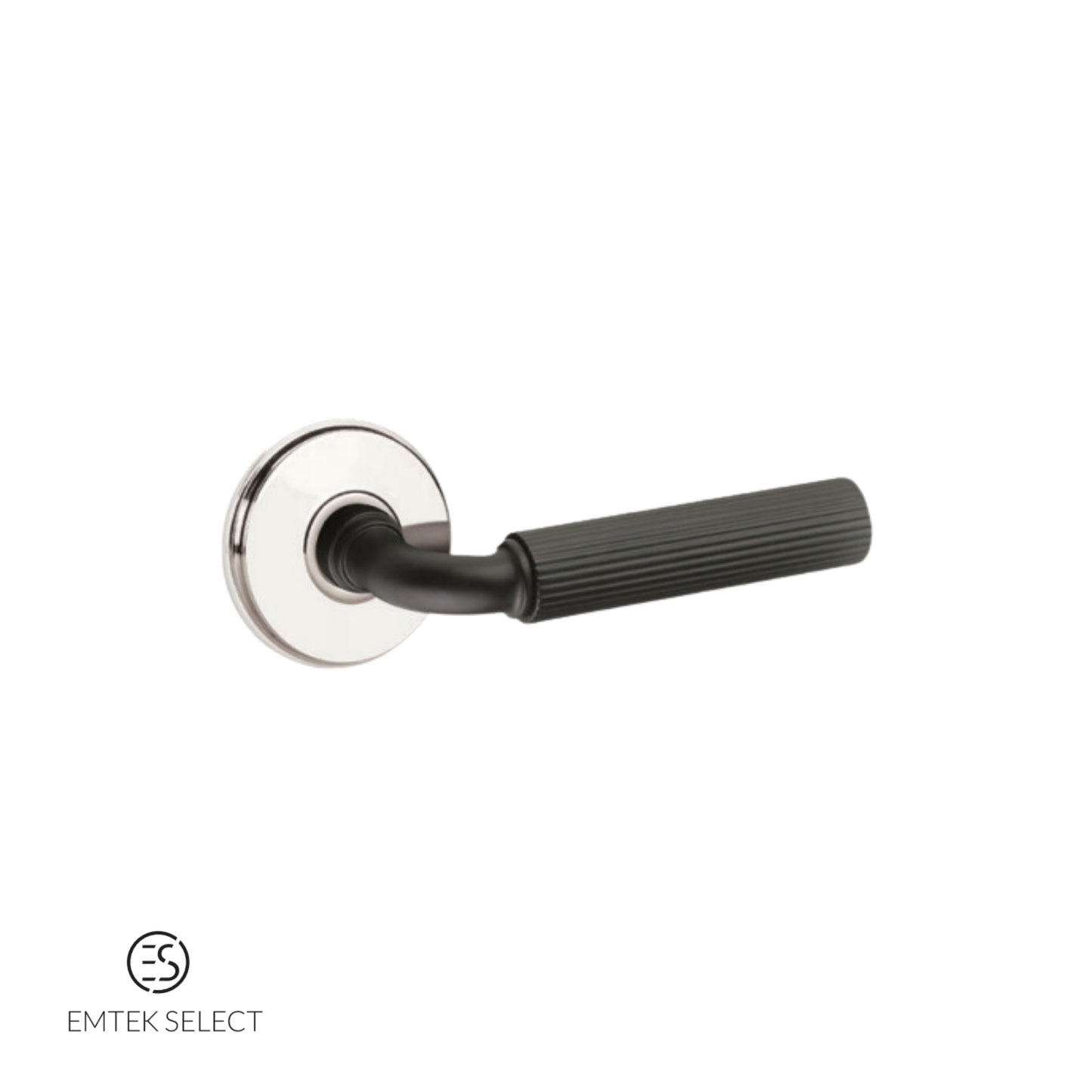 EMTEK Select R-Bar Straight Knurled Lever