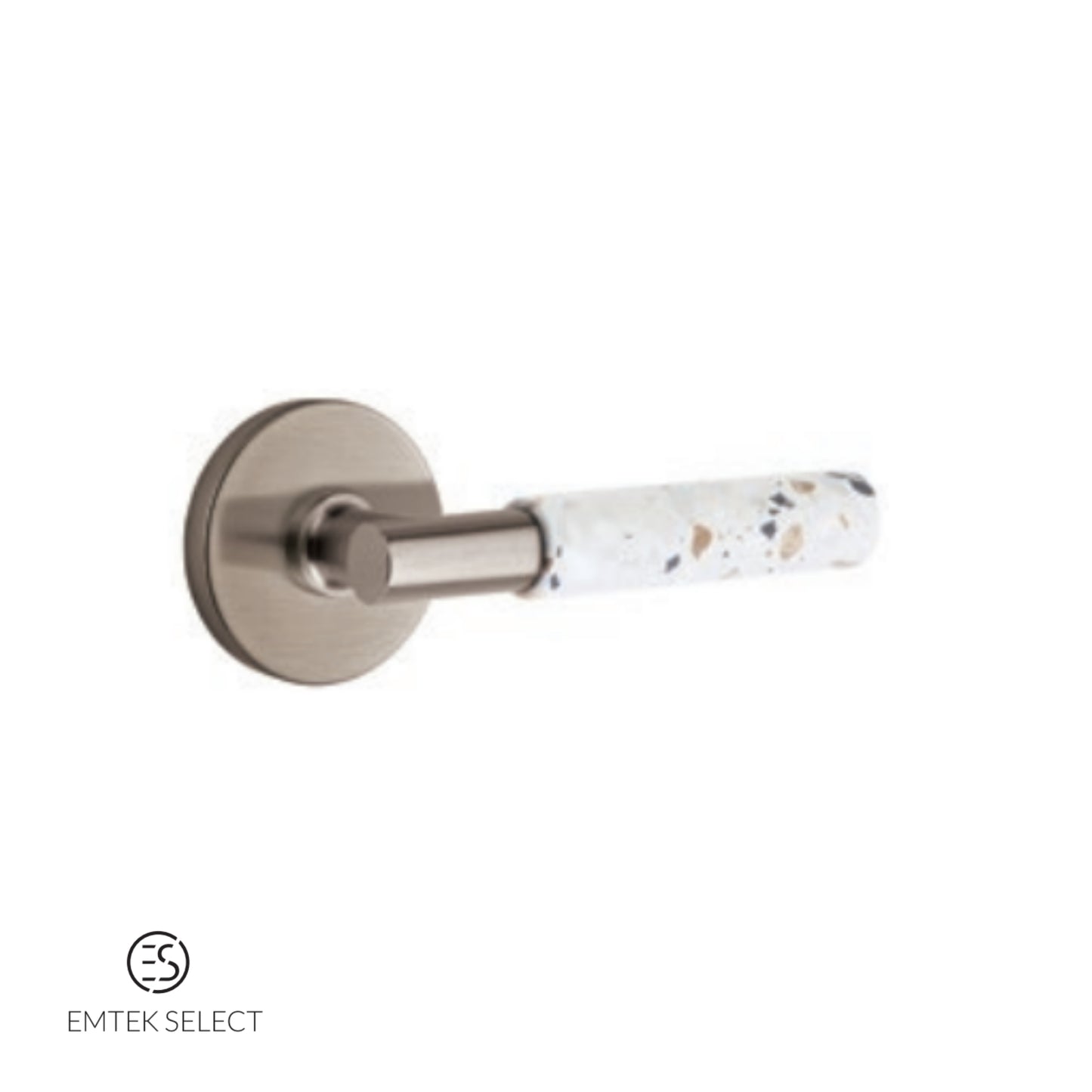 EMTEK Select Limited Release Finish Expansion T-Bar Light Terrazzo Lever