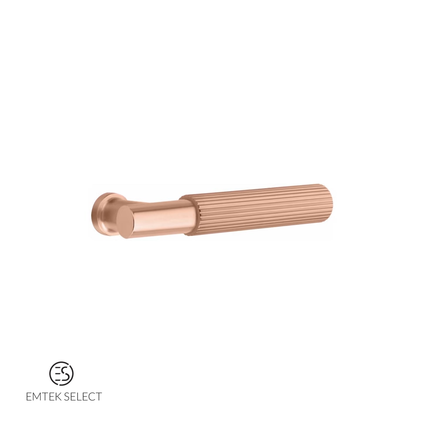 EMTEK Select Limited Release Finish Expansion T-Bar Straight Knurled Lever